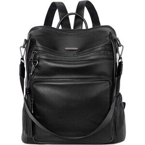 Elegant Convertible Leather Backpack Purse for Women – Style Meets Function